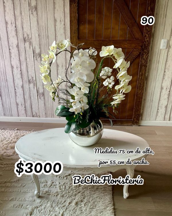 Arreglo floral orquídeas 90