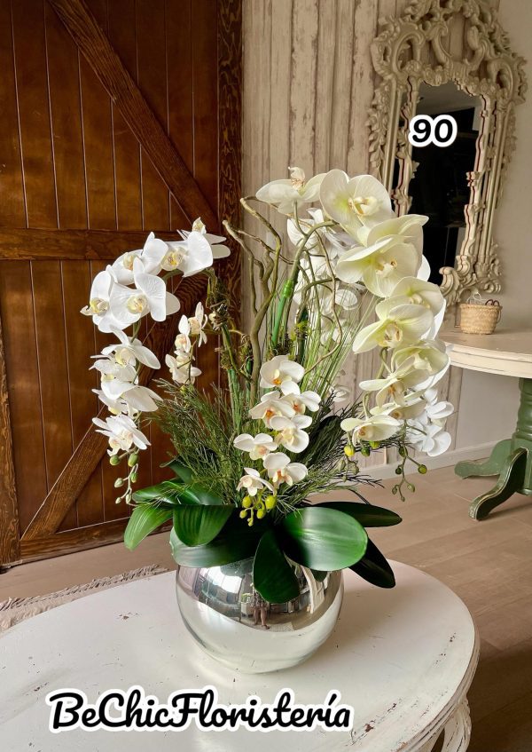 Arreglo floral orquídeas 90