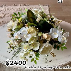 Arreglo floral orquídeas 91
