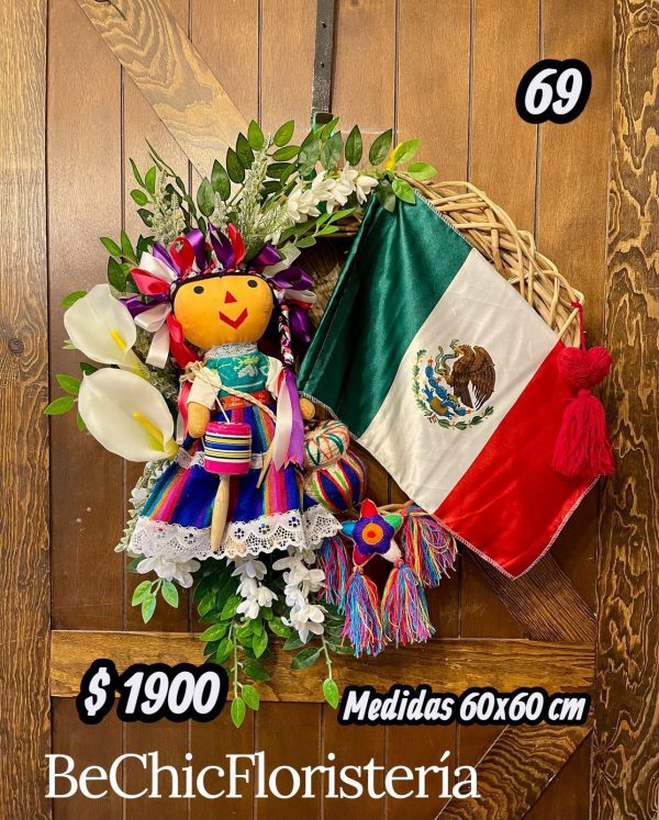 Corona de mes patrio no. 069