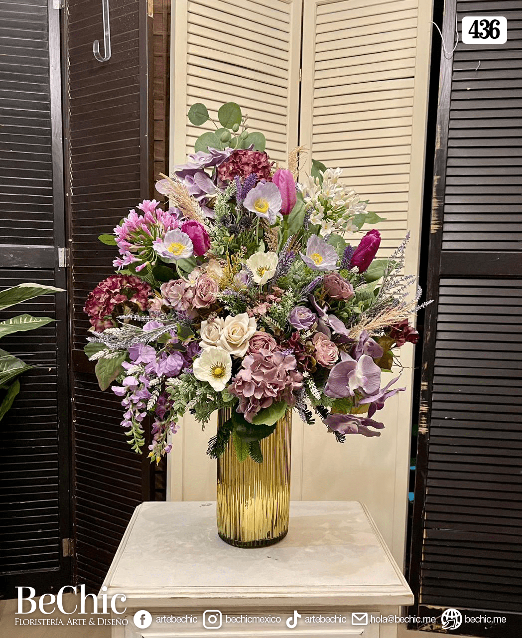 Arreglo Floral Perdurable Lujo