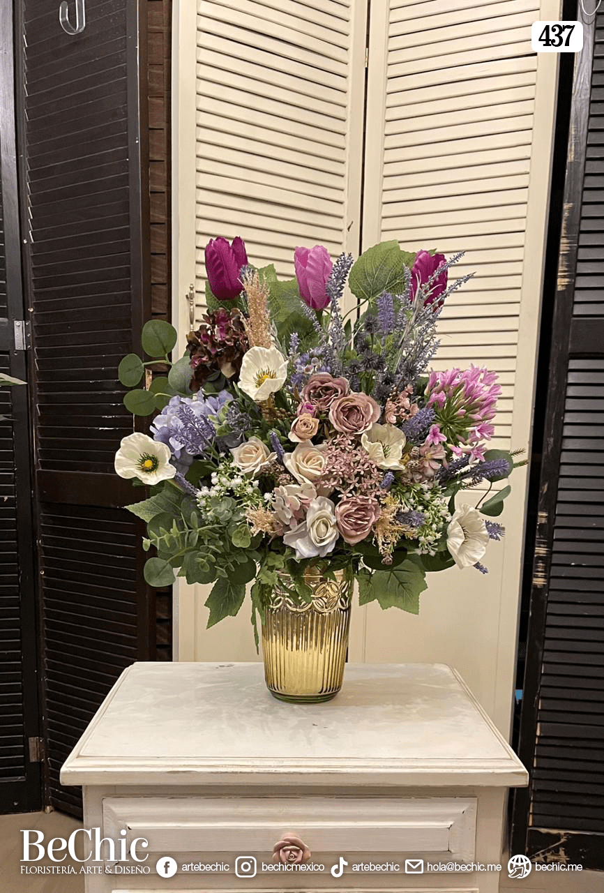 Arreglo Floral Perdurable Lujo