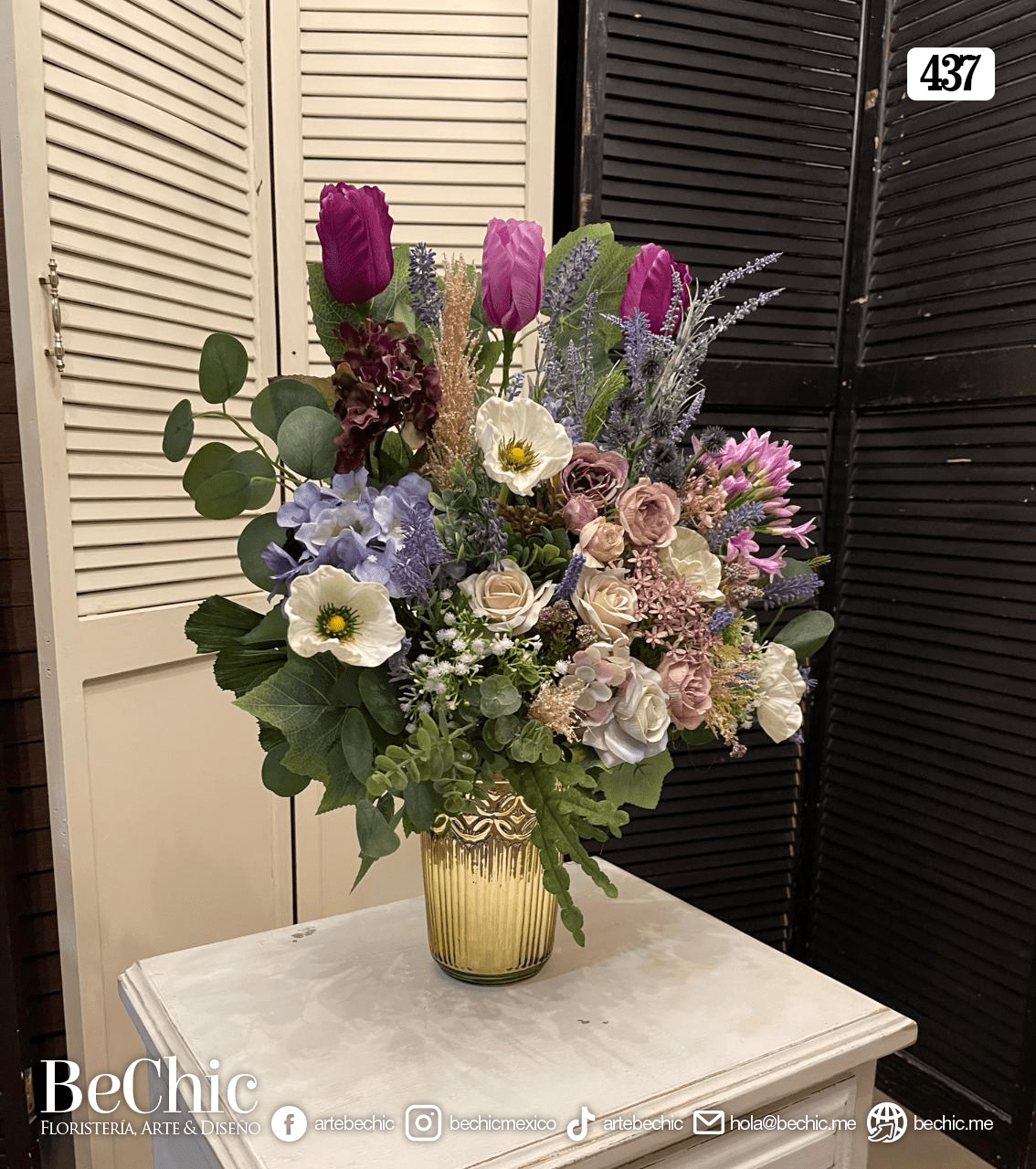 Arreglo Floral Perdurable Lujo