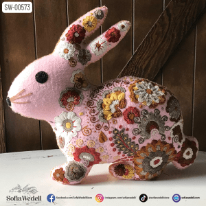 Conejo Bordado de Pascua