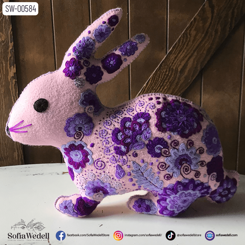Conejo de Pascua artesanal