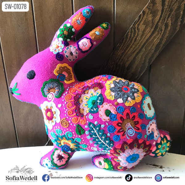 Exclusivo Conejo Bordado Pascua